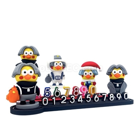 Customization 3D Doll Simple Car Number Plate Promotional Products