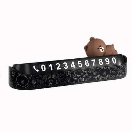 Customization Customized PVC 3D Doll Car Moving Number Plate Promotional Products