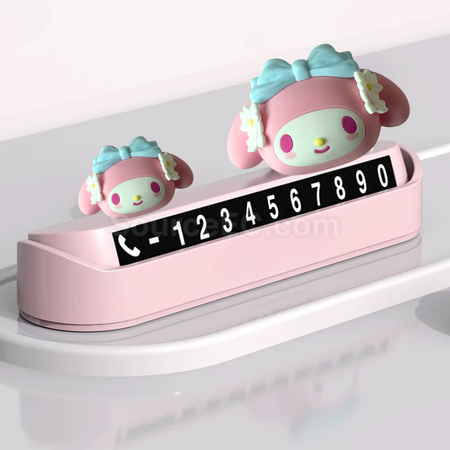 Customization Customized PVC 3D Doll Car Moving Number Plate Promotional Products