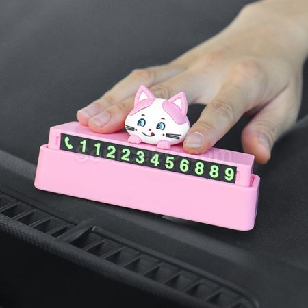 Customization Customized PVC 3D Doll Car Moving Number Plate Promotional Products