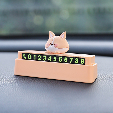 Customization Customized PVC 3D Doll Car Moving Number Plate Promotional Products