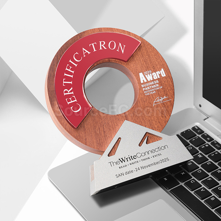 Customization Solid Wood Crystal Award Promotional Products