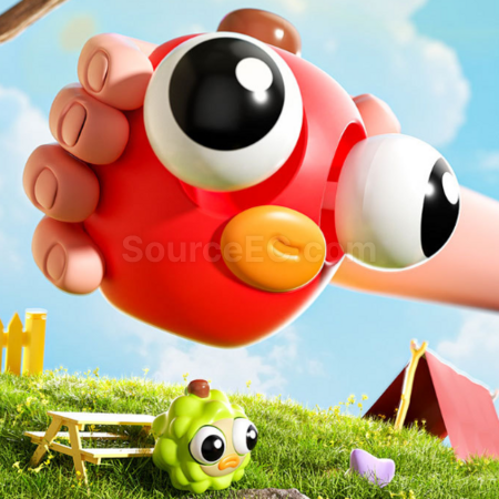 Customization Exploding Eye Fruit Squishy Stress Relief Toy Promotional Products