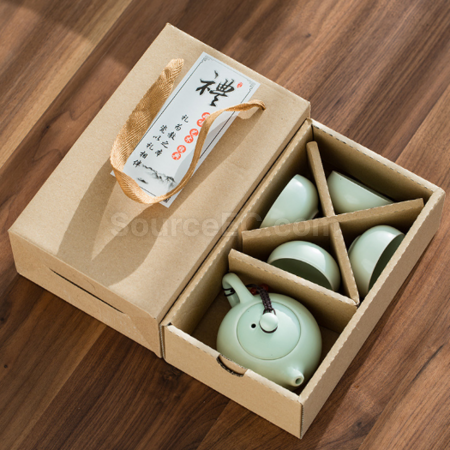 Customization Portable travel ceramic tea set Promotional Products