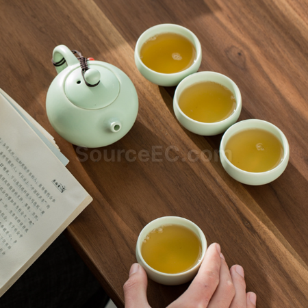 Customization Portable travel ceramic tea set Promotional Products
