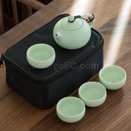 Customization Portable travel ceramic tea set Promotional Products