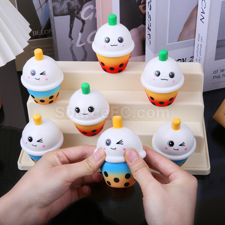 Customization Milk Tea Cup Stress Ball Promotional Products