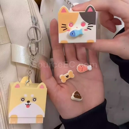 Customization Magnetic Sound-Producing Face-Changing Stress-Relief Keychain Pendant Promotional Products