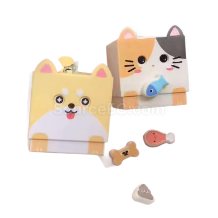 Customization Magnetic Sound-Producing Face-Changing Stress-Relief Keychain Pendant Promotional Products