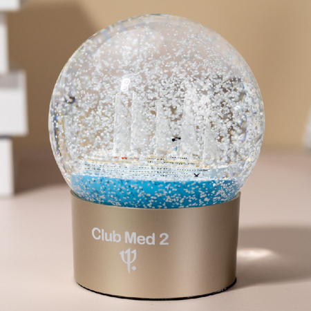 Customization Cruise Ship Crystal Ball Promotional Products