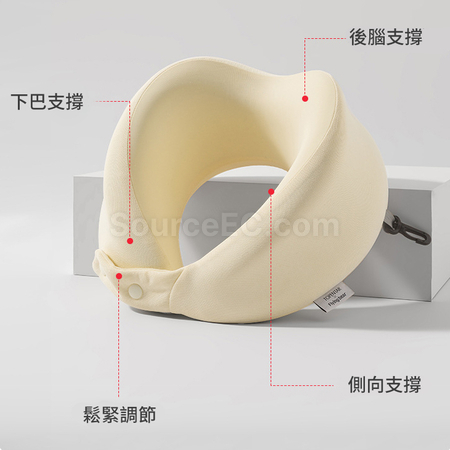Customization Foldable Storage Memory Cotton Neck Pillow Promotional Products