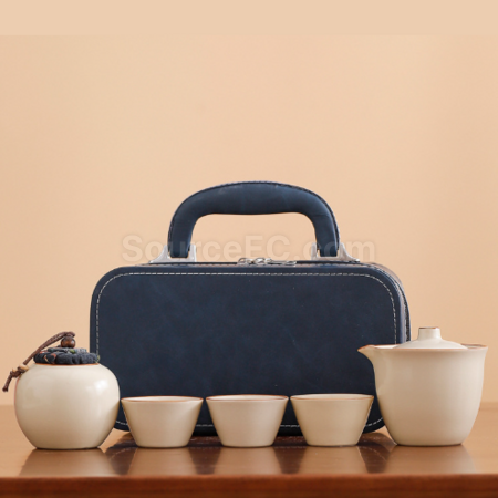 Customization Ru Kiln Travel Tea Set Promotional Products