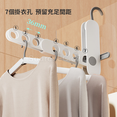 Customization Portable Foldable Travel Multi-Hole Clothes Drying Rack Promotional Products