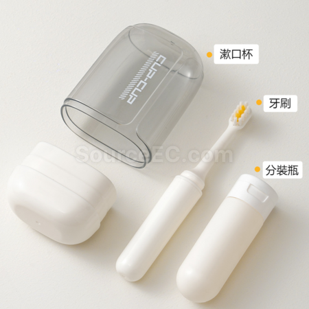 Customization Essential portable travel toothbrush set for travel Promotional Products