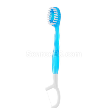 Customization Disposable portable soft-bristle toothbrush with floss Promotional Products
