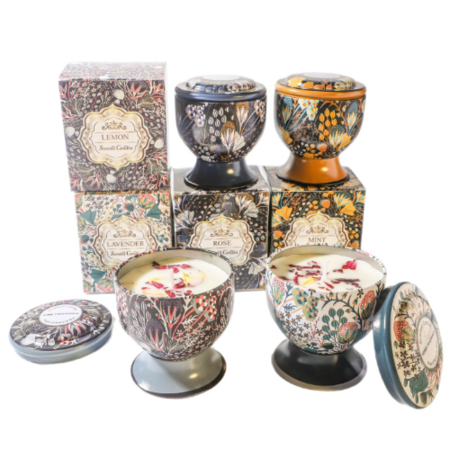 Customization Goblet with dried flower scented candle (can be made into a gift box) Promotional Products