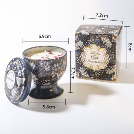 Customization Goblet with dried flower scented candle (can be made into a gift box) Promotional Products