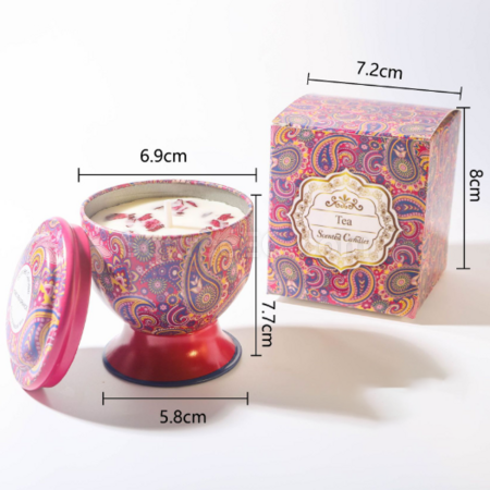 Customization Goblet with dried flower scented candle (can be made into a gift box) Promotional Products