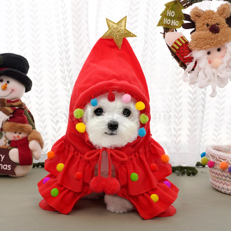 Customization Christmas Pet Cloak Promotional Products
