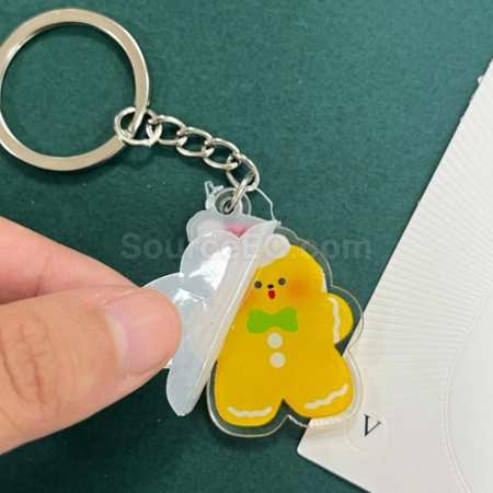 Customization Christmas Acrylic Keychain Promotional Products