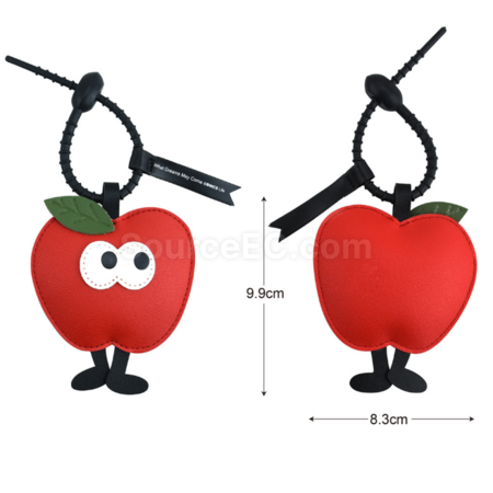 Customization PU Christmas Keychain Pendant Promotional Products