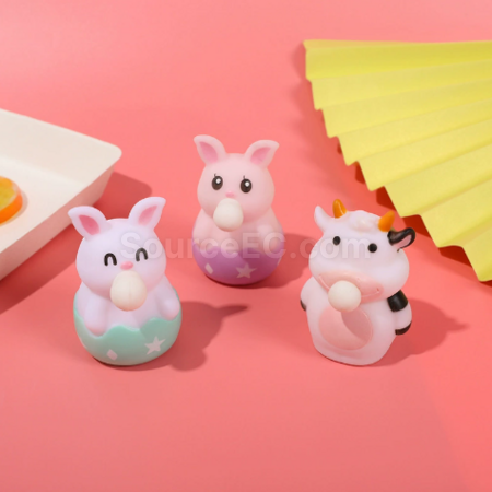 Customization Cute Stress-Relief Bubble-Popping Squishy Toy (Multiple Styles Available) Promotional Products