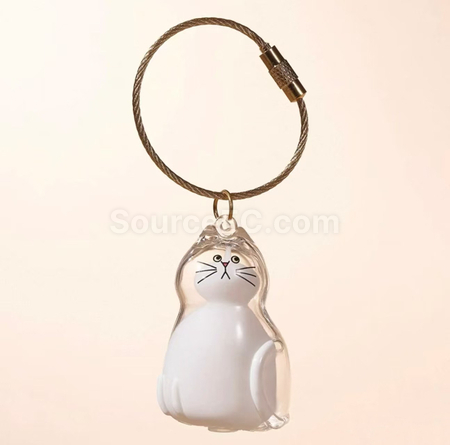 Customization Cute Kitten Transparent Hair Storage Box Promotional Products