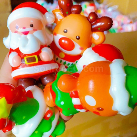 Customization Christmas squeeze decompression toy PU slow rebound Promotional Products