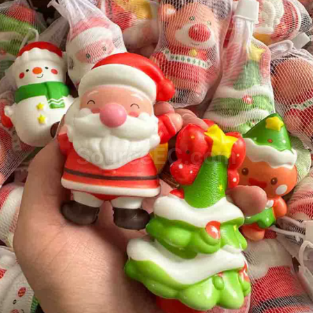 Customization Christmas squeeze decompression toy PU slow rebound Promotional Products