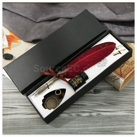 Customization Feather-Shaped Metal Pen Promotional Products