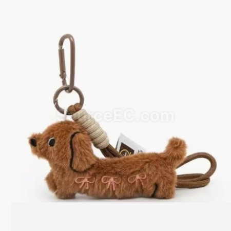 Customization Cartoon dachshund pendant keychain Promotional Products