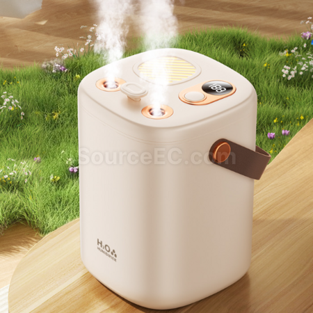 Large-capacity spray humidifier