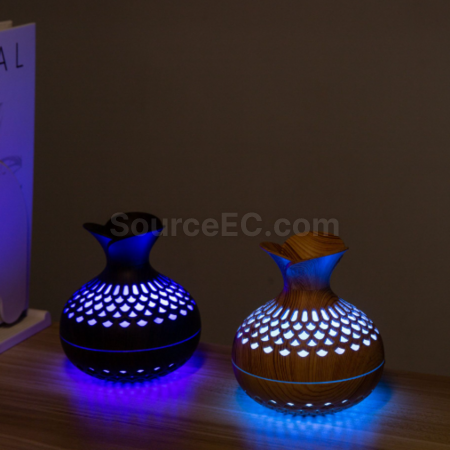 Customization Creative wood-grain vase humidifier Promotional Products