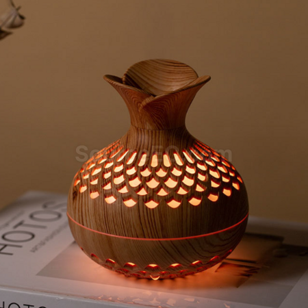 Customization Creative wood-grain vase humidifier Promotional Products