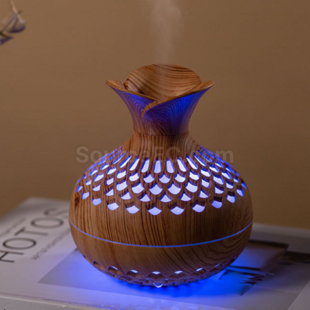 Customization Creative wood-grain vase humidifier Promotional Products