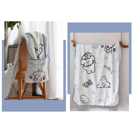 Customization Digital printed handle pillow blanket Promotional Products