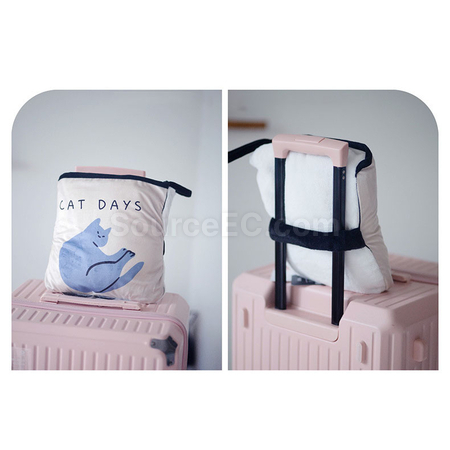 Customization Digital printed handle pillow blanket Promotional Products