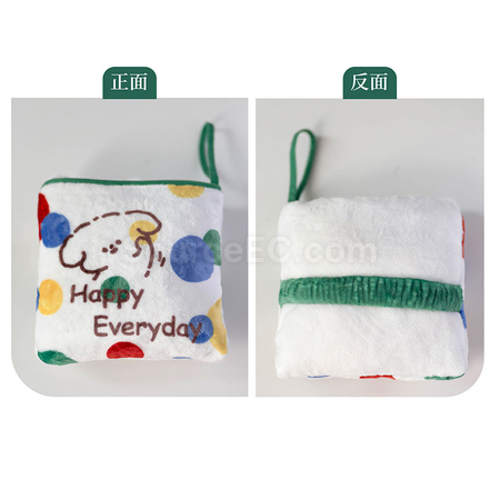 Customization Digital printed handle pillow blanket Promotional Products