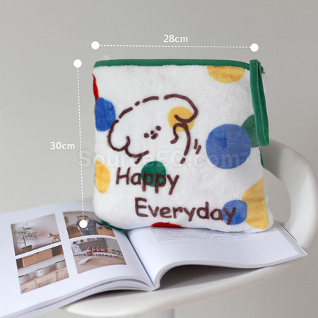 Customization Digital printed handle pillow blanket Promotional Products