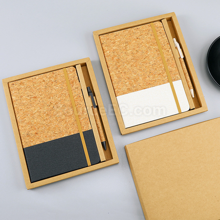 Customization Creative and environmentally friendly cork wheat straw business suit Promotional Products