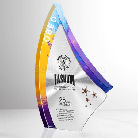 Customization Solid Wood Metal Award Promotional Products