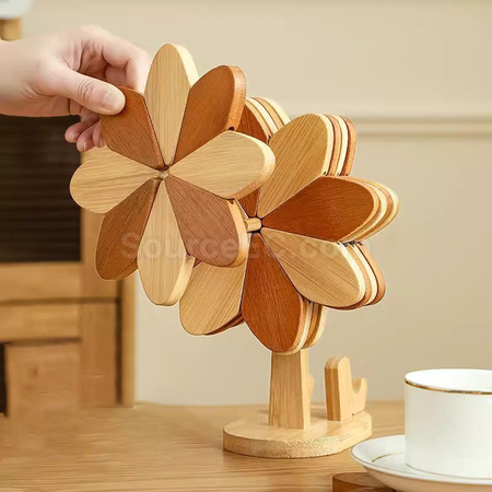 Customization Windmill Cup Mat Heat Insulation Pad Promotional Products