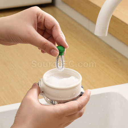 Customization Bendable pea straw brush Promotional Products