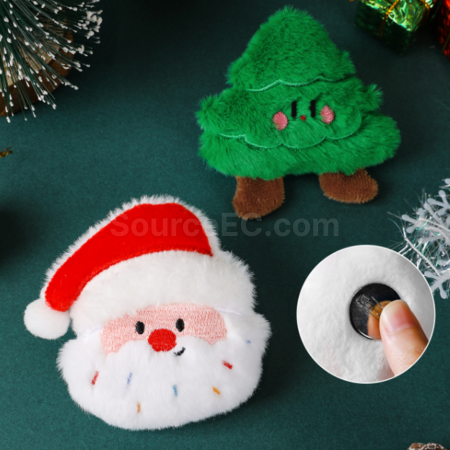 Customization Christmas plush brooch/Ornament Promotional Products