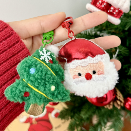 Customization Christmas Plush Brooch/Pendant Promotional Products