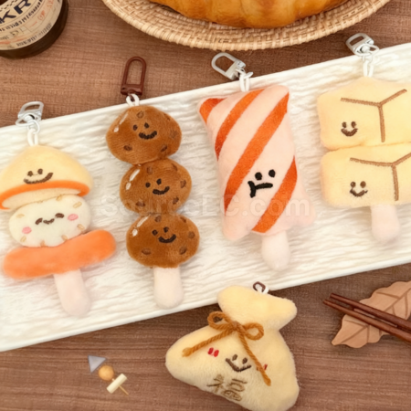 Customization Oden-shaped pendant keychain Promotional Products