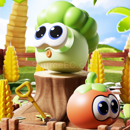 Customization Eye-popping vegetable squeeze stress-relief toy Promotional Products