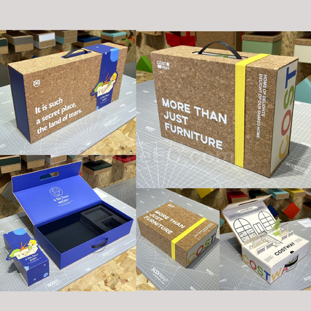 Customization Magnetic Flip Lid Eco-Friendly Cork Gift Box Promotional Products