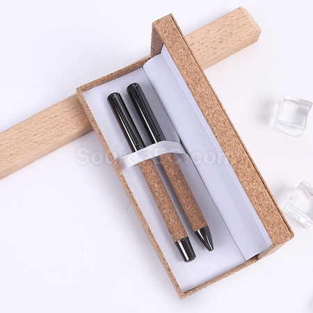 Customization Cork Pen Gift Set Promotional Products