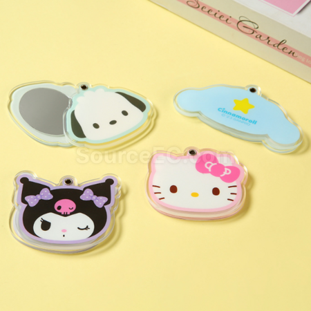 Acrylic sliding cover small mirror